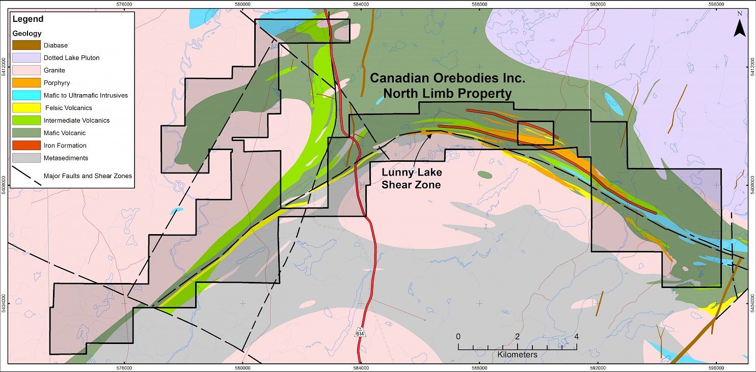 North Limb Property Geology